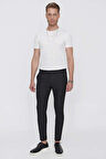 P 1098 Slim Fit Siyah Spor Pantolon