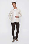 P 1100 Slim Fit Kahve Spor Pantolon