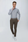 P 1112 Slim Fit Toprak Spor Pantolon
