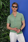 G 1536 Slim Fit Yeşil Klasik Gömlek