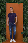 DENİM PNT 112 Koyu Mavi Jean Pantolon