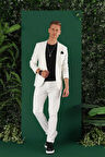 C 643 Slim Fit Ekru Spor Ceket