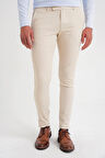 P 1124  PANTOLON Slim BEJ CASUAL