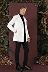 KA 078 Slim Fit Ekru Spor Kaban