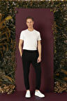P 1140 Slim Fit Siyah Spor Pantolon