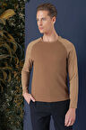 TS 872 Slim Fit Cappucino Spor T-Shirt