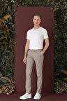 P 1133 Slim Fit Bej Spor Pantolon