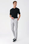 P 1143 Comfort Fit Yan Cep Beli Lastikli Esnek Pamuk Taş Jogger Pantolon