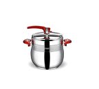 FMS 10 Litre Güveç Düdüklü Tencere Kırmızı