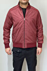 Erkek Feremuarlı Mevsimlik Ceket Tek Üst REU-9114 Bordo | M