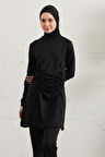 Likralı Tam Kapalı Tesettür Mayo 1429-01 Siyah | 44