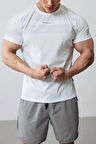 Ghassy Co. Erkek Nem Emici Hızlı Kuruyan Renk Solmayan Atletik Teknik Fitness Spor T-shirt