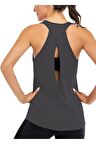 Ghassy Co. Kadın Cross Running Çapraz Sırtı Açık Antrenman Yoga Spor Atlet Tank Tops 1782