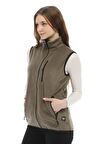 Ghassy Co. Kadın Çok Cepli Polar Yelek 