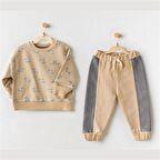 Andy Wawa 2 li Takım Little Zebra Bej