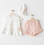 Kız Bebek Takim 3 Pcs Set Love Family AC25506