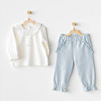 Kız Bebek Takım 2 Parça Set Cuddly Bunny Bear AC25633