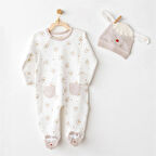 Andywawa Bebek Tinny's Sheep Romper Şapka Tulum Set AC26154