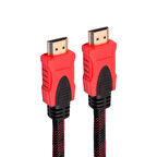 Ayt Fully G-507A 1.5 Metre HDMI Kablosu Örgülü Gold Uçlu Pc Bilgisayar Uydu Görüntü Kablosu