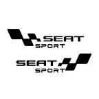 Seat Sport Araba Yan kapı Sticker 30 cm Siyah Renk