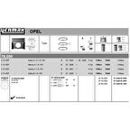 Opel Motor Piston Segman Komple { 1mm Farklı} Astra G – Astra H – Vectra C – Zafıra B – Meriva A – Z16xep - Yenmak 31-04216-100