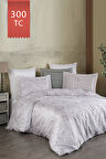 Varol Royal Saten King Size (Battal Boy) 300TC Nevresim Takımı - GRİDA