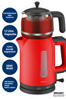 Gold Master Begamot 2200 W Çay Makinesi Kırmızı 
