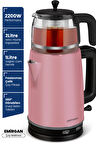 Gold Master Emirgan 2200 W Çay Makinesi Pembe 