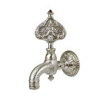 FKN Desenli Perlatörlü Mat Krom İnox Saten Osmanlı Musluk