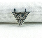 Osmanlı Tugra  Cevşeni Kebir Dualı Orta Boy  925 Ayar Gümüş Erkek Kolye Ucu