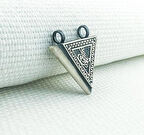 Osmanlı Tugra  Cevşeni Kebir Dualı Orta Boy  925 Ayar Gümüş Erkek Kolye Ucu