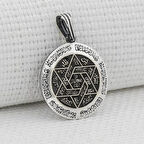 Özel İsmi Azam Duası 925 Ayar Gümüş Erkek Kolye Ucu