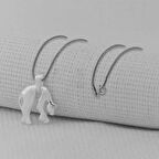 Panter Tasarımlı 925 Ayar Gümüş Erkek Kolye