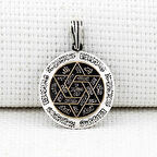 Özel İsmi Azam Duası 925 Ayar Gümüş Erkek Kolye Ucu