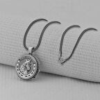 Şans Nalı 925 Ayar Gümüş Erkek Kolye