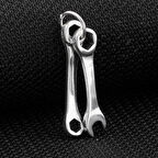 Tamir Anahtarı 925 Ayar Gümüş Erkek Kolye Ucu