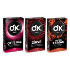 Okey Prezervatif 3'lü Paket Çifte Haz - Sıcak Temas - Zirve