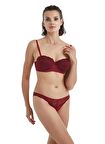 Blackspade Bordo Balenli Sütyen 60370