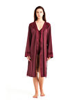 Blackspade Kadın Bordo Sabahlık 51603 