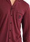 Blackspade Bordo Erkek Pijama Takımı 40578