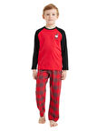 Blackspade Erkek Çocuk Kırmızı Pijama Takımı 40560 