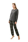 Blackspade Kadın Antrasit Pijama Takımı 51936 