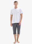 Blackspade Beyaz Erkek Pijama Takımı 40893