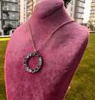 KALP ÇİÇEĞİ 925 AYAR GÜMÜŞ KOLYE