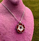 AŞK ÇİÇEĞİ 925 AYAR GÜMÜŞ KOLYE