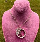 YAŞAM AĞACI BAGET TAŞLI 925 AYAR GÜMÜŞ KOLYE