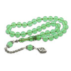 Ateş Kehribar 925 Ayar Gümüş Tesbih