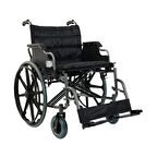 Golfi Standart Manuel Tekerlekli Sandalye Büyük Beden  | Sağlam Gövde, 205 kg Taşıma Kapasitesi G140