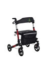 LOCO Pr-890 Alüminyum Walker ( Rollator ) Kırmızı