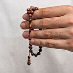 Kuka Yuvarlak Kesim 925 Ayar Gümüş Tesbih